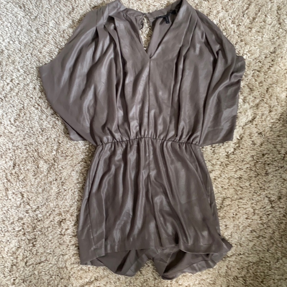 BCBG Maxazria Olive Green Romper Playsuit, S